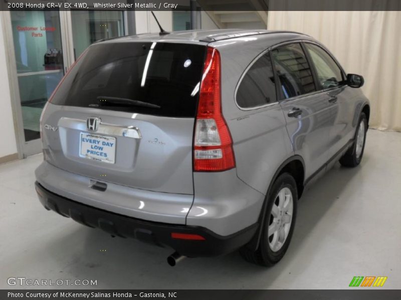 Whistler Silver Metallic / Gray 2008 Honda CR-V EX 4WD