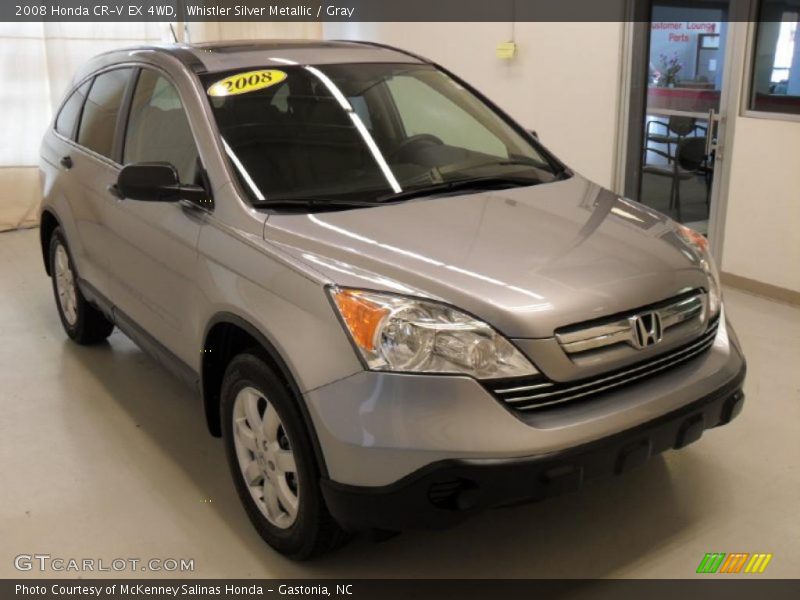 Whistler Silver Metallic / Gray 2008 Honda CR-V EX 4WD
