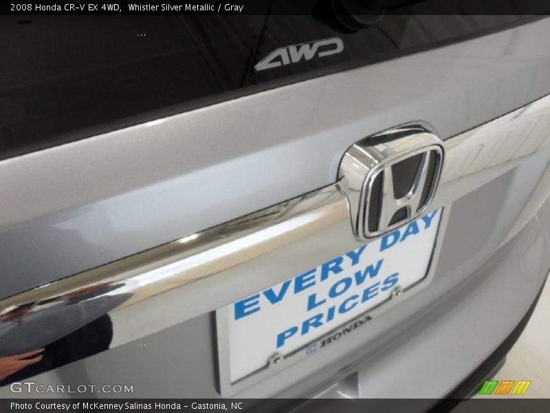 Whistler Silver Metallic / Gray 2008 Honda CR-V EX 4WD