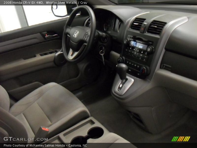 Whistler Silver Metallic / Gray 2008 Honda CR-V EX 4WD