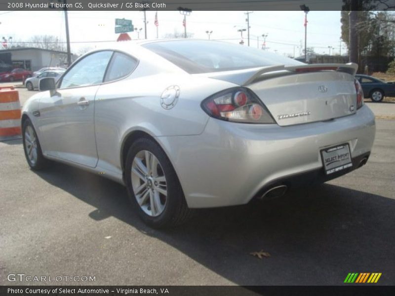Quicksilver / GS Black Cloth 2008 Hyundai Tiburon GS