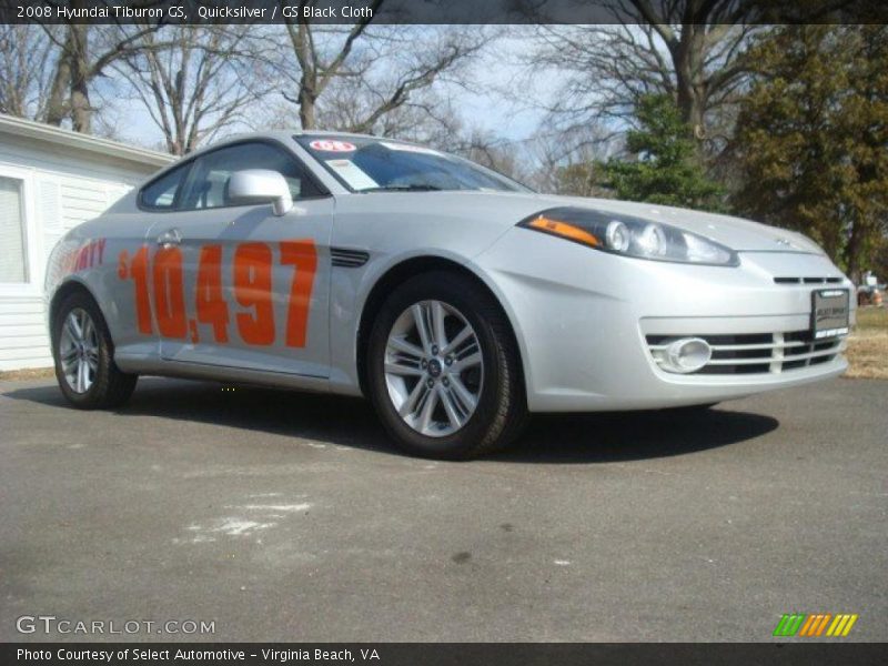 Quicksilver / GS Black Cloth 2008 Hyundai Tiburon GS