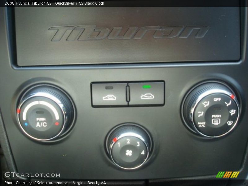 Quicksilver / GS Black Cloth 2008 Hyundai Tiburon GS