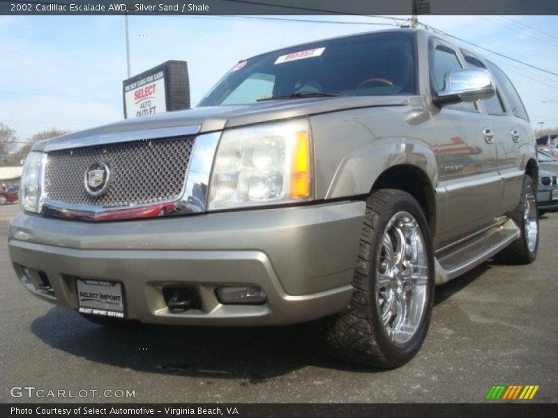 Silver Sand / Shale 2002 Cadillac Escalade AWD
