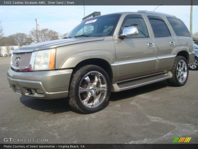 Silver Sand / Shale 2002 Cadillac Escalade AWD