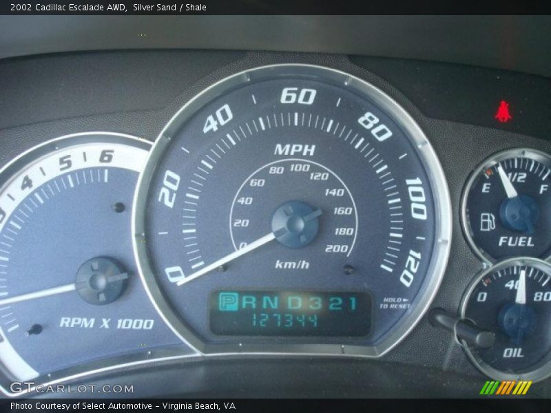 Silver Sand / Shale 2002 Cadillac Escalade AWD