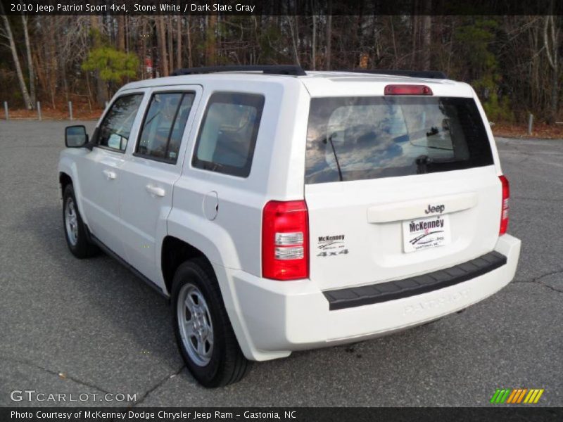 Stone White / Dark Slate Gray 2010 Jeep Patriot Sport 4x4