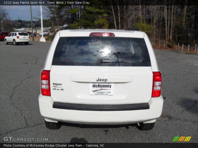 Stone White / Dark Slate Gray 2010 Jeep Patriot Sport 4x4