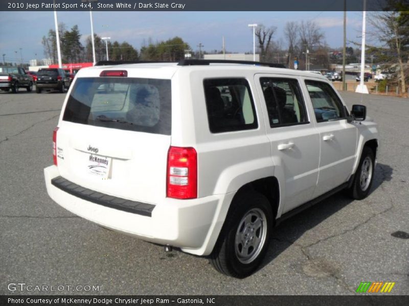 Stone White / Dark Slate Gray 2010 Jeep Patriot Sport 4x4