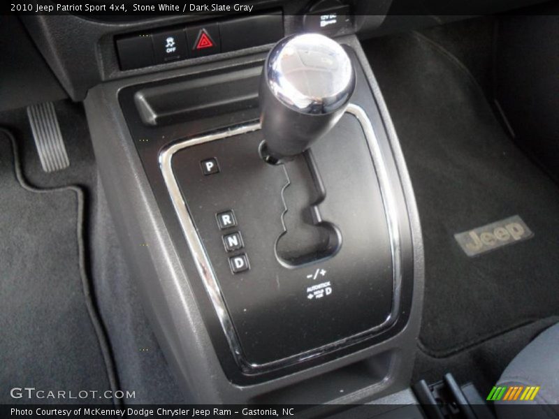 Stone White / Dark Slate Gray 2010 Jeep Patriot Sport 4x4