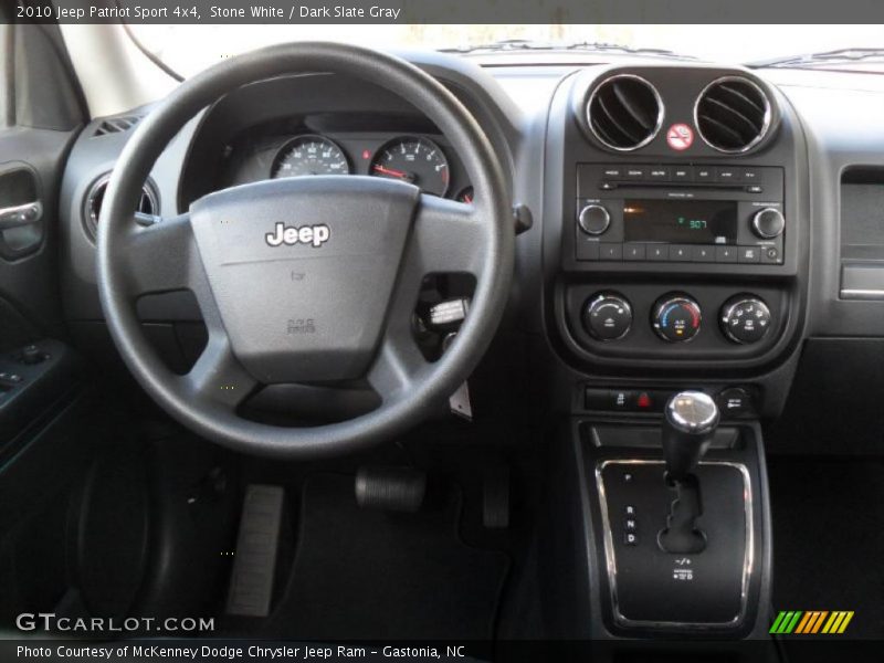 Stone White / Dark Slate Gray 2010 Jeep Patriot Sport 4x4