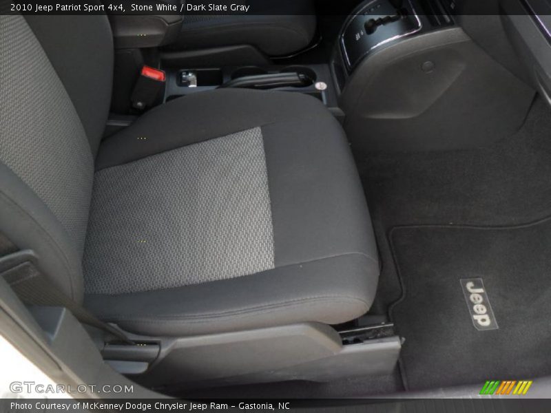 Stone White / Dark Slate Gray 2010 Jeep Patriot Sport 4x4