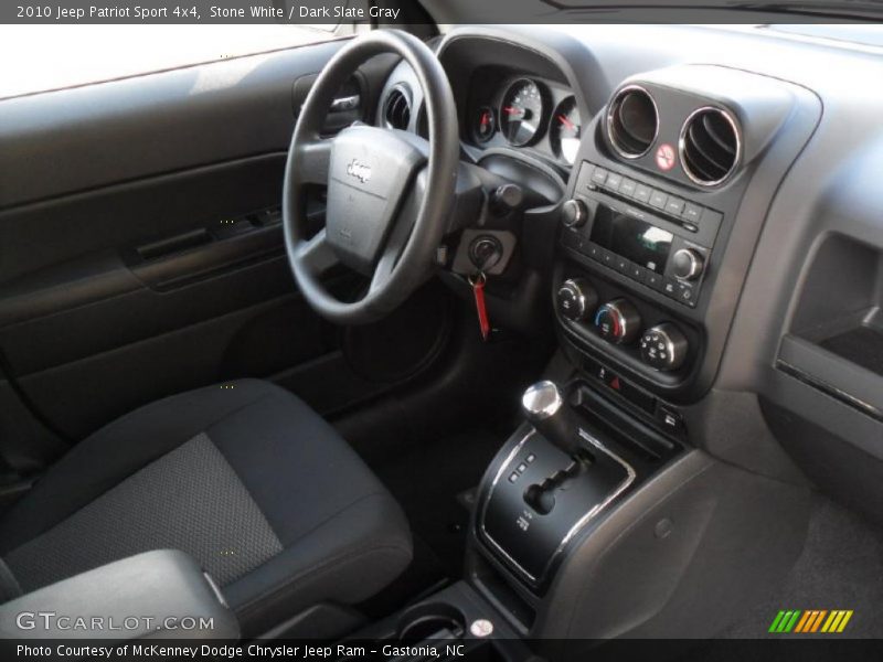 Stone White / Dark Slate Gray 2010 Jeep Patriot Sport 4x4