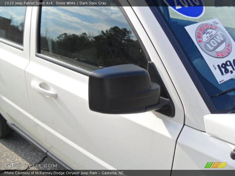 Stone White / Dark Slate Gray 2010 Jeep Patriot Sport 4x4