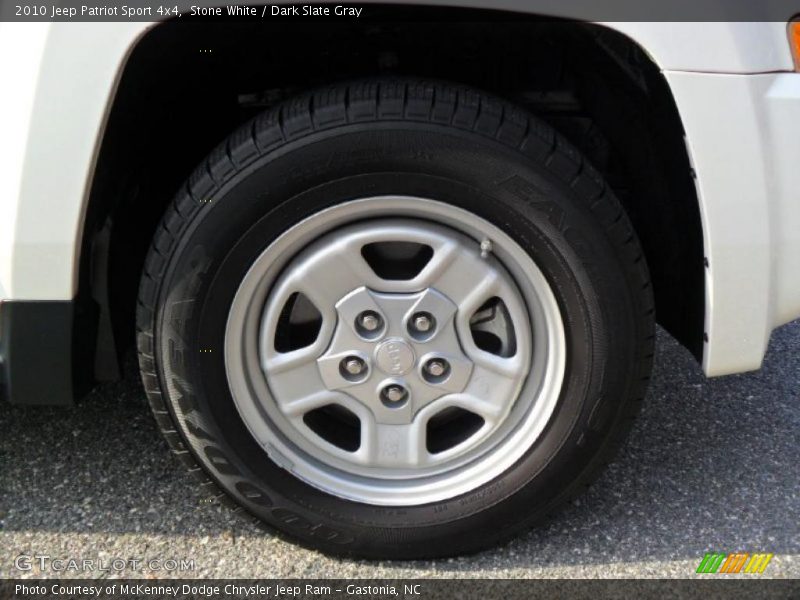 Stone White / Dark Slate Gray 2010 Jeep Patriot Sport 4x4