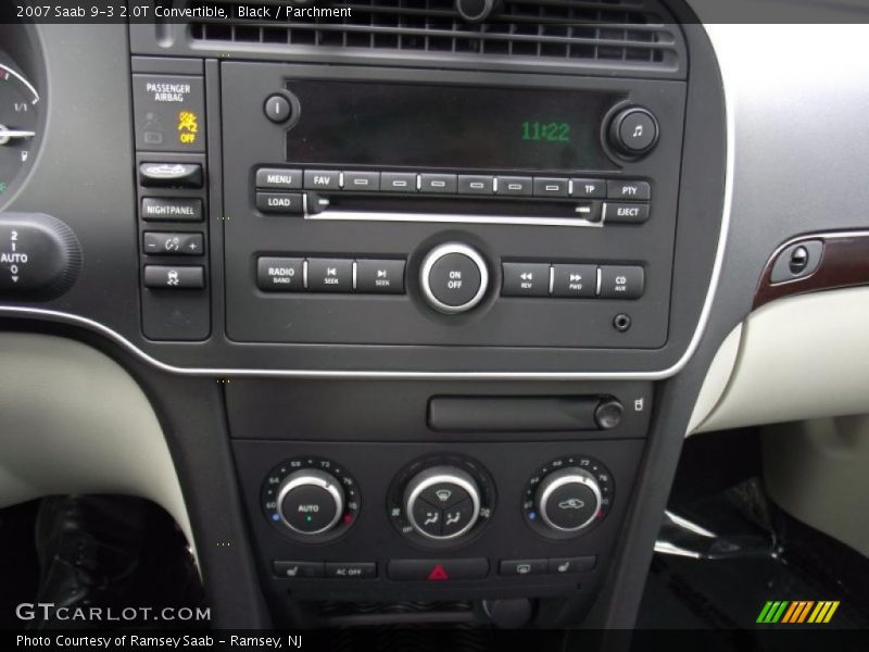 Controls of 2007 9-3 2.0T Convertible