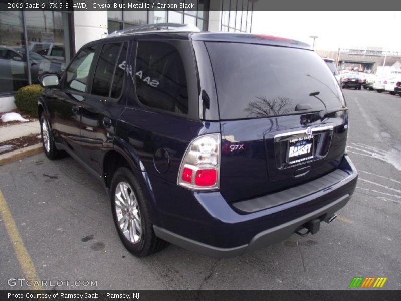 Crystal Blue Metallic / Carbon Black 2009 Saab 9-7X 5.3i AWD