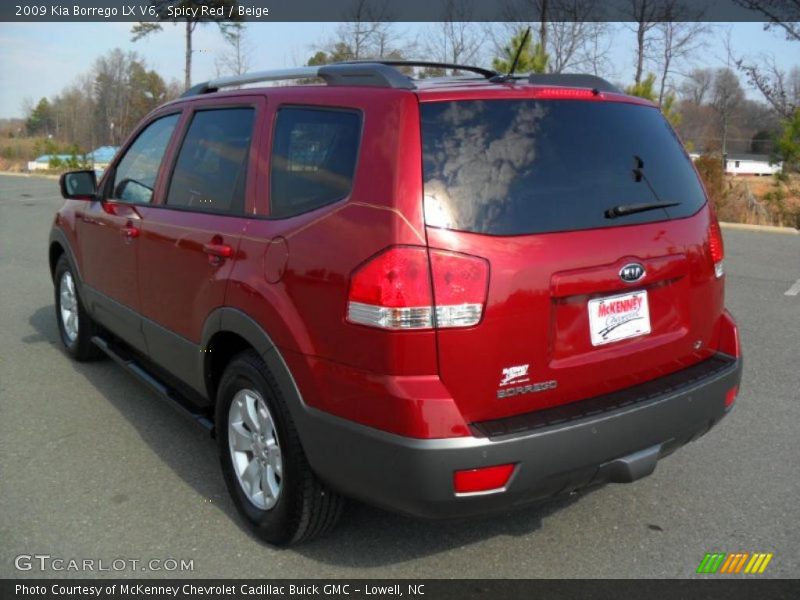  2009 Borrego LX V6 Spicy Red