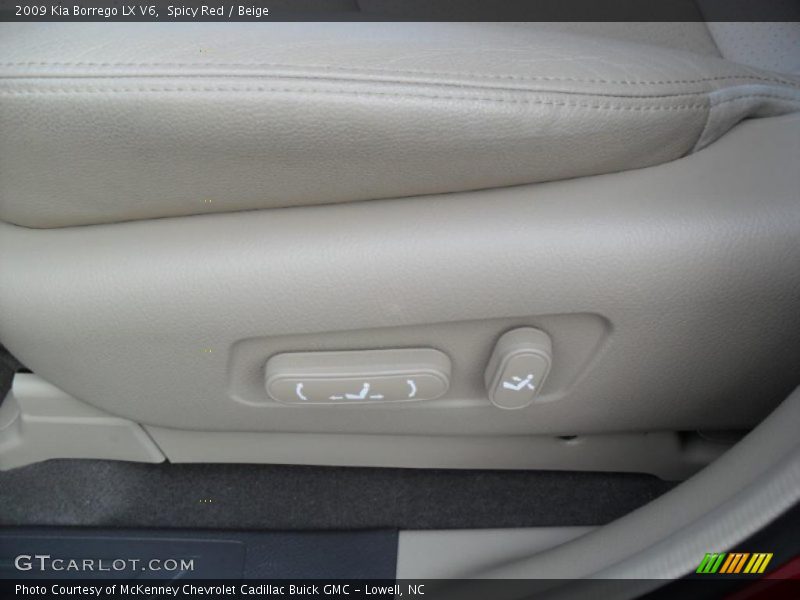 Spicy Red / Beige 2009 Kia Borrego LX V6