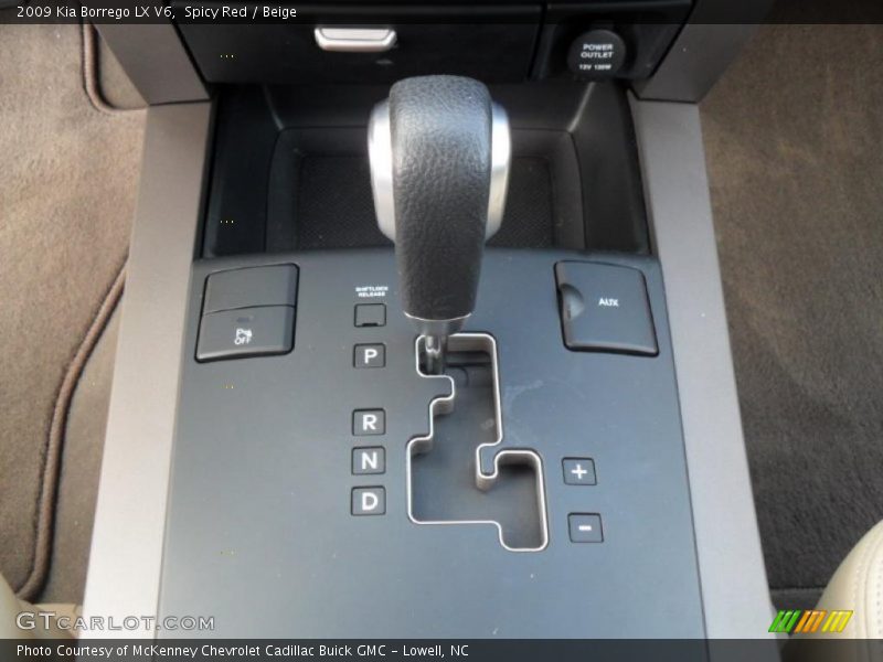  2009 Borrego LX V6 5 Speed Automatic Shifter