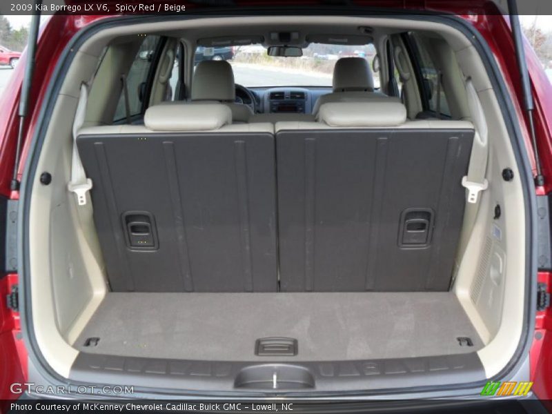  2009 Borrego LX V6 Trunk