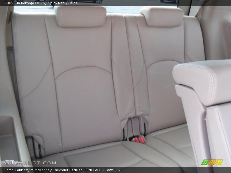 Spicy Red / Beige 2009 Kia Borrego LX V6