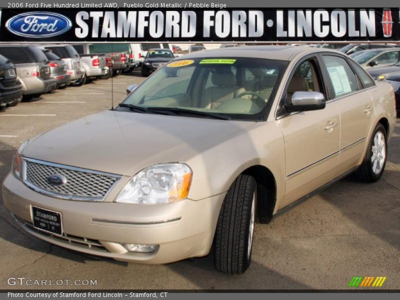 Pueblo Gold Metallic / Pebble Beige 2006 Ford Five Hundred Limited AWD