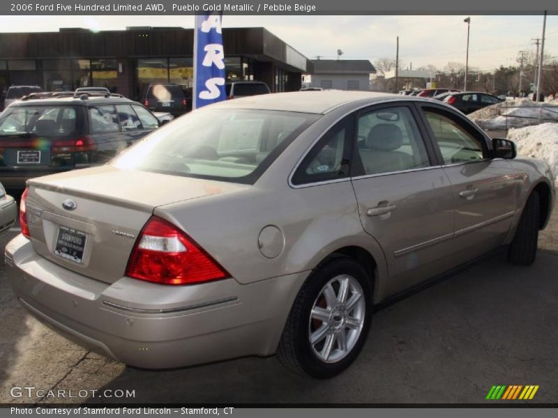 Pueblo Gold Metallic / Pebble Beige 2006 Ford Five Hundred Limited AWD
