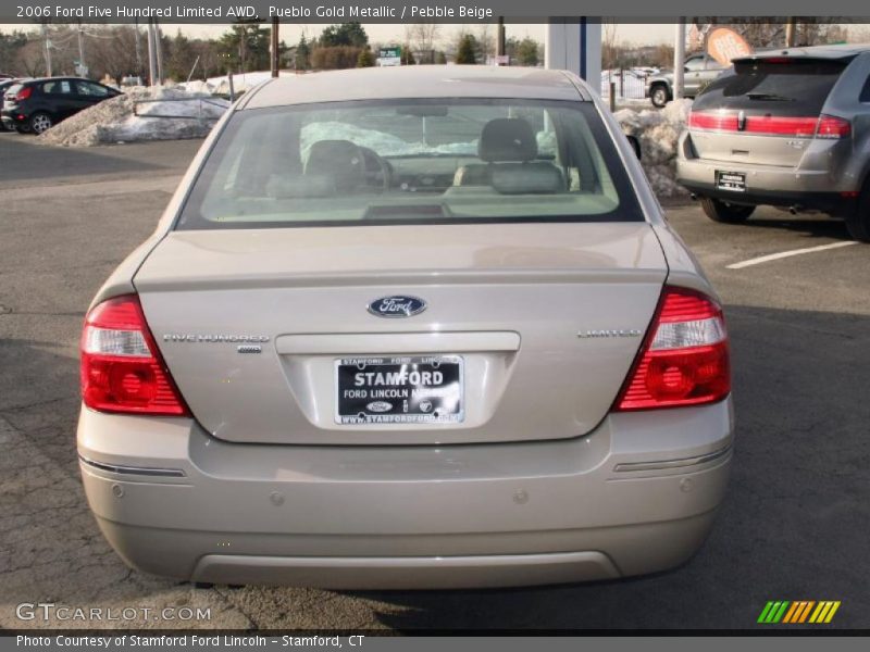 Pueblo Gold Metallic / Pebble Beige 2006 Ford Five Hundred Limited AWD