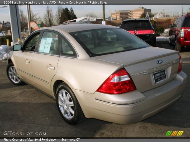 Pueblo Gold Metallic / Pebble Beige 2006 Ford Five Hundred Limited AWD