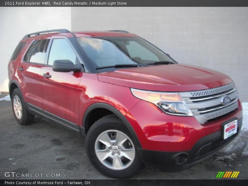 Red Candy Metallic / Medium Light Stone 2011 Ford Explorer 4WD