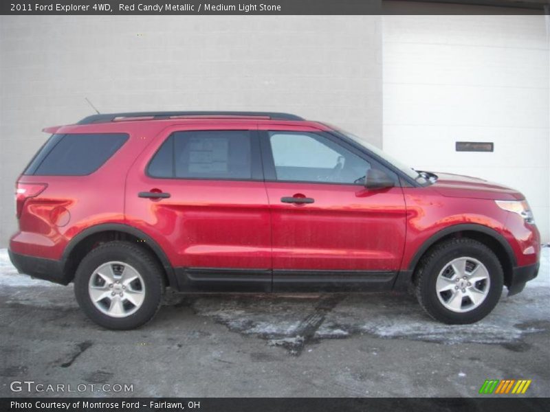 Red Candy Metallic / Medium Light Stone 2011 Ford Explorer 4WD