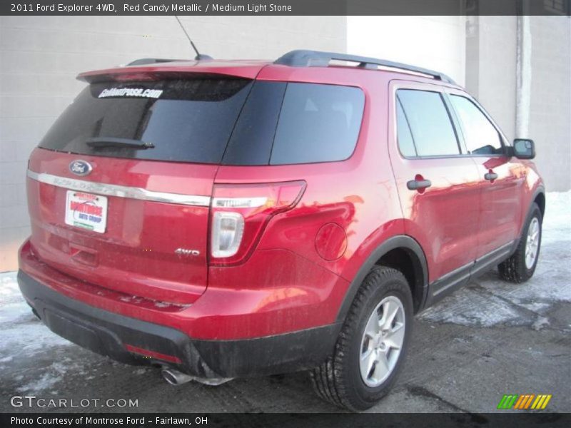 Red Candy Metallic / Medium Light Stone 2011 Ford Explorer 4WD