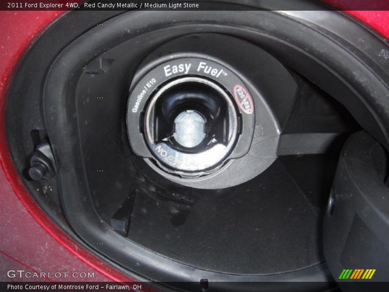 Red Candy Metallic / Medium Light Stone 2011 Ford Explorer 4WD
