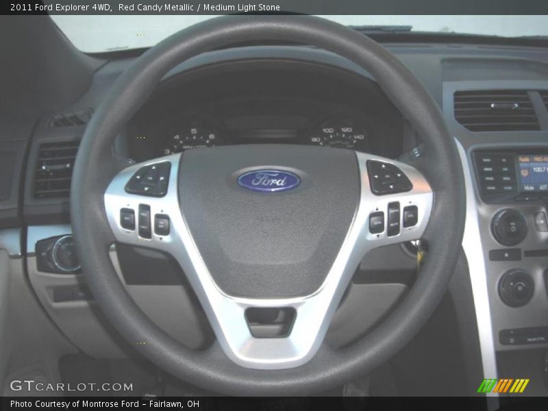 Red Candy Metallic / Medium Light Stone 2011 Ford Explorer 4WD