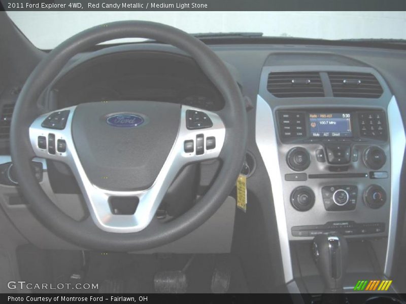 Red Candy Metallic / Medium Light Stone 2011 Ford Explorer 4WD