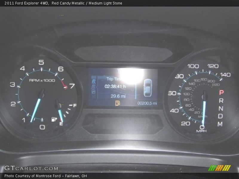 Red Candy Metallic / Medium Light Stone 2011 Ford Explorer 4WD