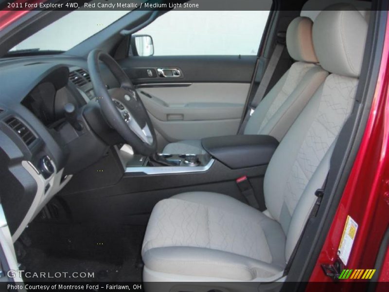 Red Candy Metallic / Medium Light Stone 2011 Ford Explorer 4WD