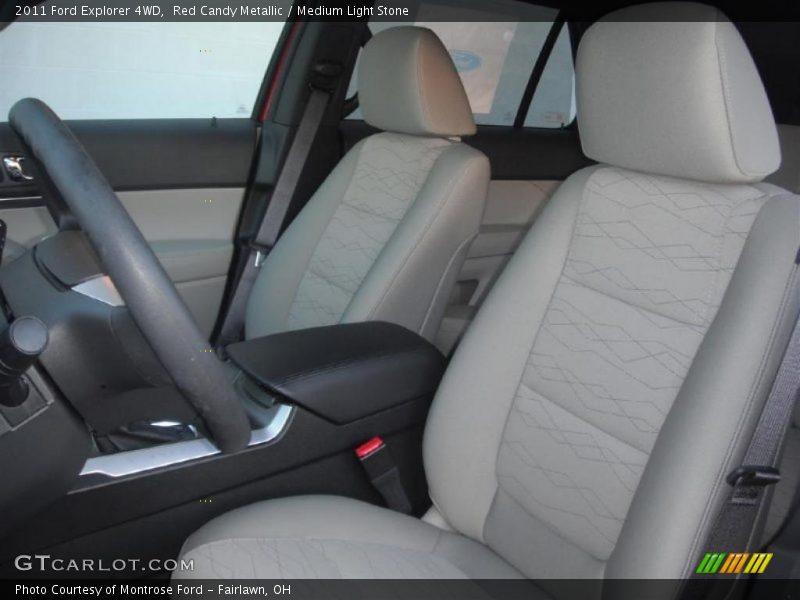 Red Candy Metallic / Medium Light Stone 2011 Ford Explorer 4WD