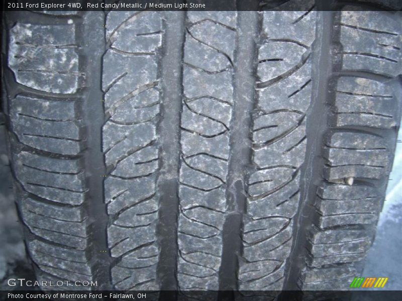 Red Candy Metallic / Medium Light Stone 2011 Ford Explorer 4WD