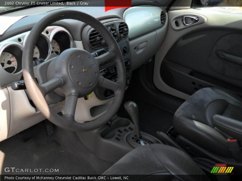 Black / Gray 2002 Chrysler PT Cruiser Limited
