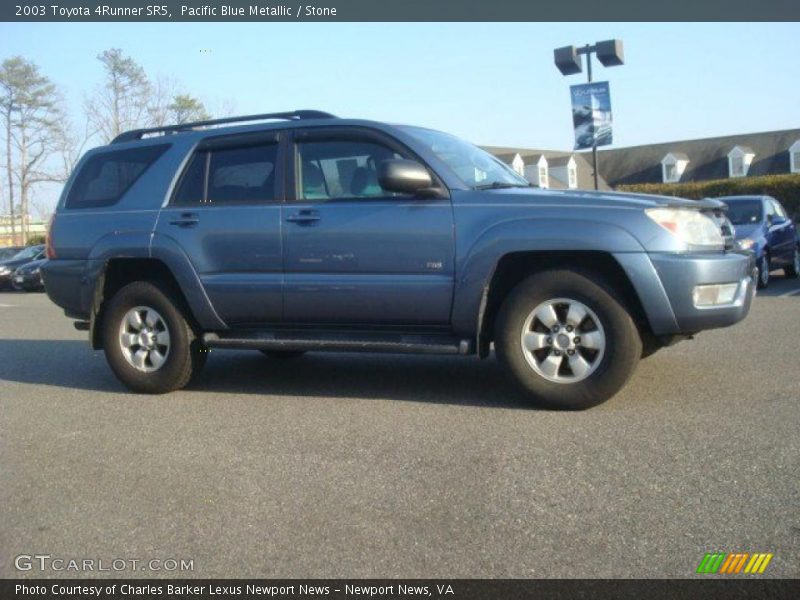 Pacific Blue Metallic / Stone 2003 Toyota 4Runner SR5