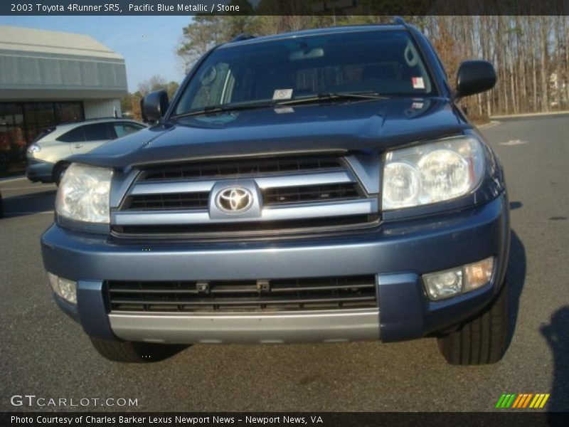 Pacific Blue Metallic / Stone 2003 Toyota 4Runner SR5