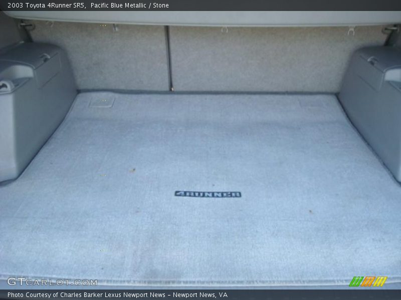 Pacific Blue Metallic / Stone 2003 Toyota 4Runner SR5