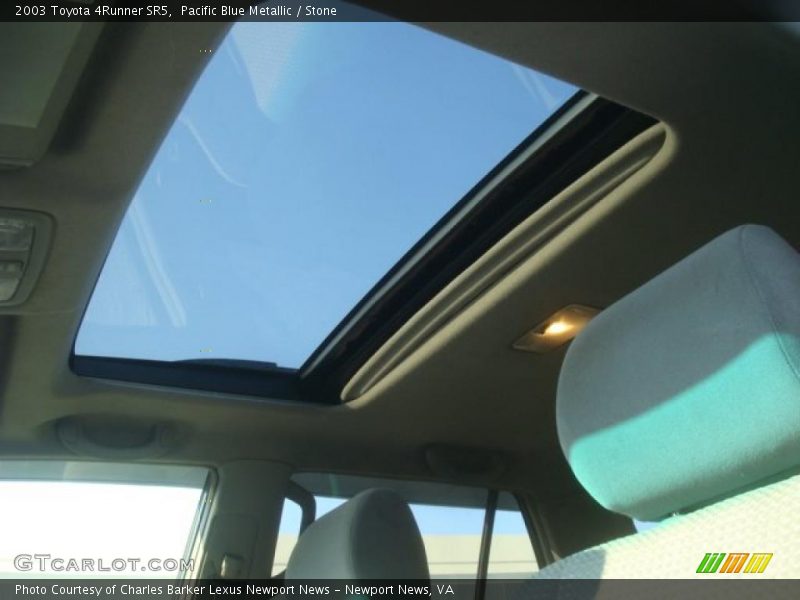 Pacific Blue Metallic / Stone 2003 Toyota 4Runner SR5