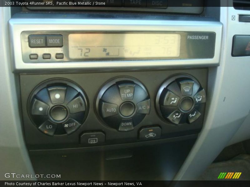 Pacific Blue Metallic / Stone 2003 Toyota 4Runner SR5