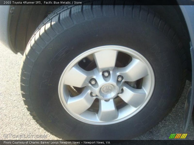 Pacific Blue Metallic / Stone 2003 Toyota 4Runner SR5