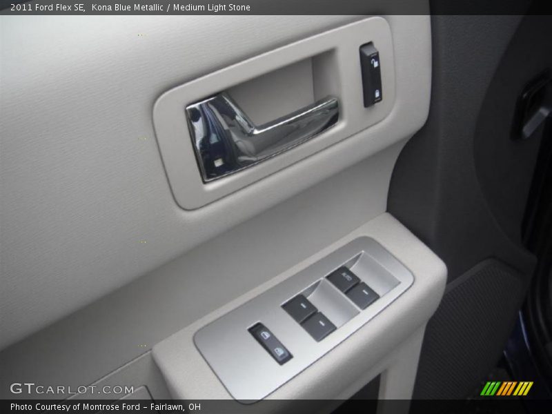 Kona Blue Metallic / Medium Light Stone 2011 Ford Flex SE