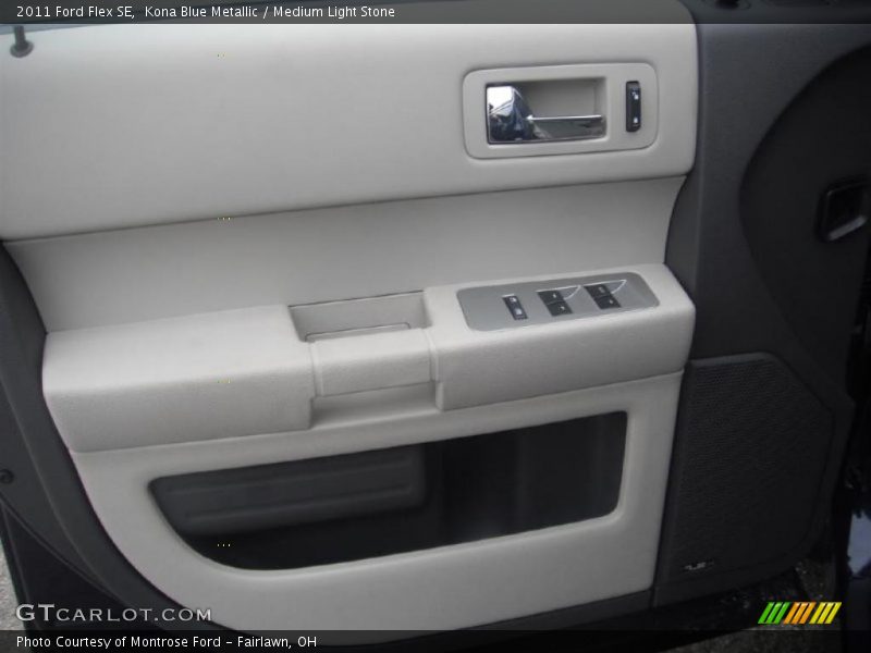 Kona Blue Metallic / Medium Light Stone 2011 Ford Flex SE