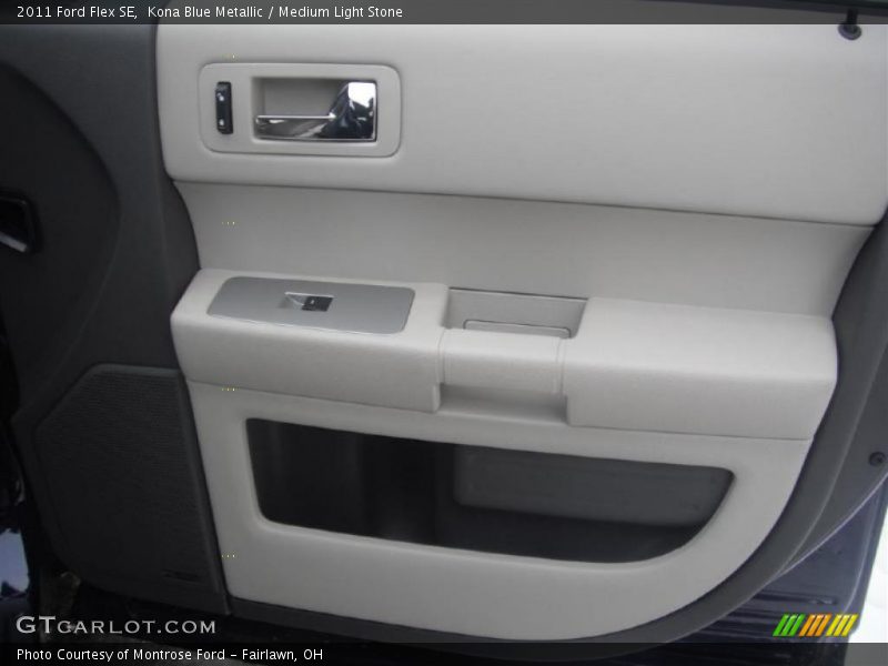 Kona Blue Metallic / Medium Light Stone 2011 Ford Flex SE